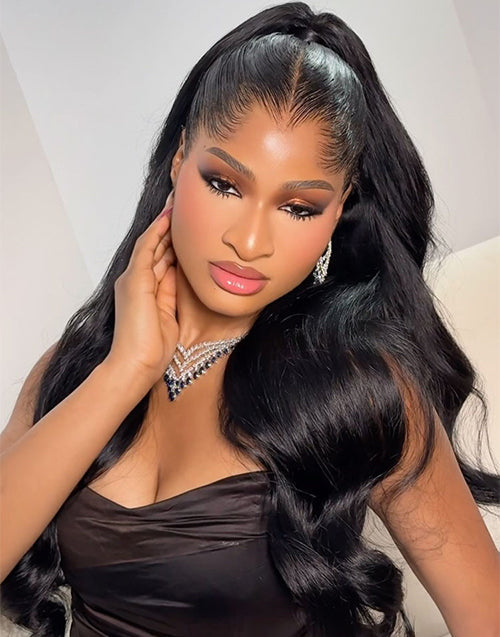 Widows Peak M Hairline Body Wave 13x5 Pre Everything Wig Single Tiny Knots