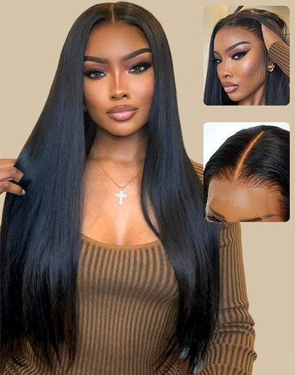 Real HD 4x4/13x4 Lace Straight Glueless Wig Human Hair