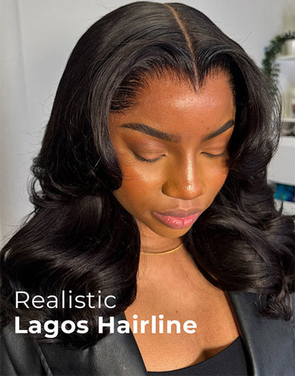 Widows Peak M Hairline Body Wave 13x5 Pre Everything Wig Single Tiny Knots