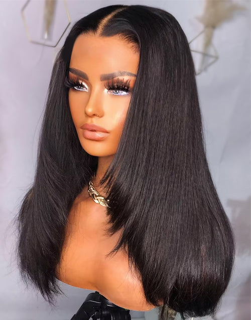 Cherry- Pre Everything Skip The Stylist Go Glueless 9x6 Pre Cut Lace Layer Cut Straight Wig