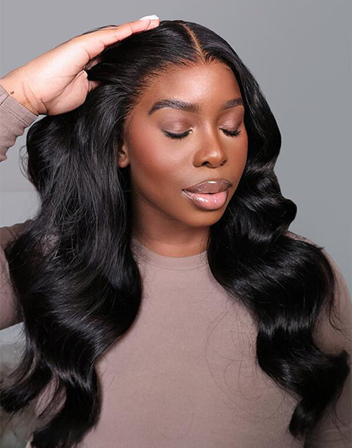 20" 13x4 Pre Cut Lace Glueless Body Wave Wig Versatile Parting Super Deal