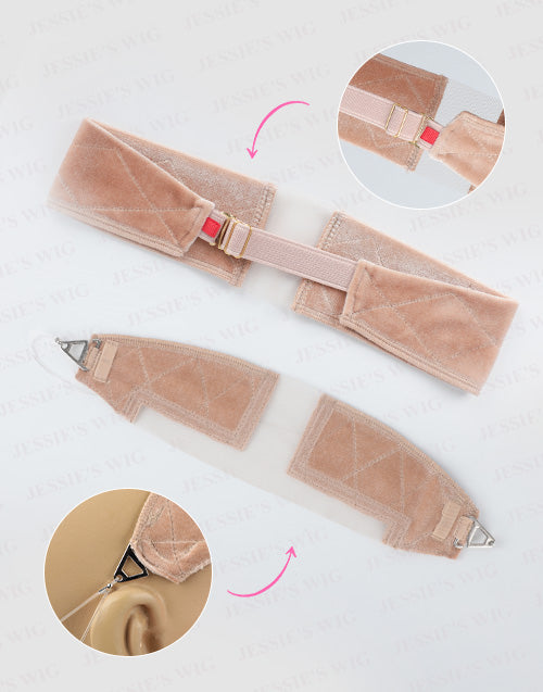 Upgrade Velet Wig Grip Elastic Band Headband For Wearing Wigs Toppers