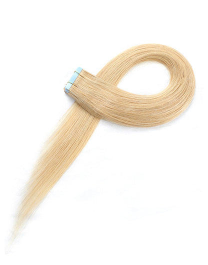 #24 Straight Hair Tape Human Hair Extensions