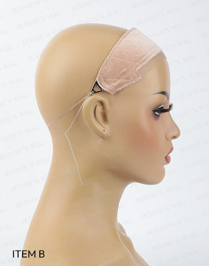 Upgrade Velet Wig Grip Elastic Band Headband For Wearing Wigs Toppers