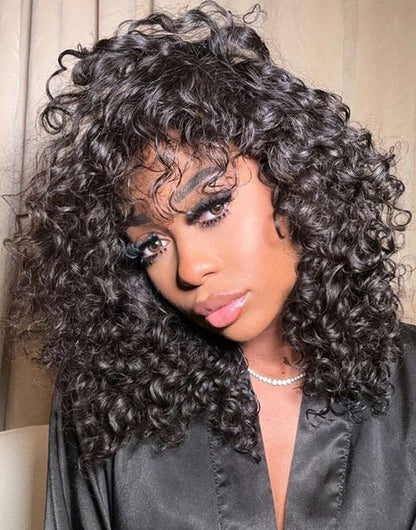 Summer Curl Bob Wig Pre Everything Wig Glueless Pull Go Wig