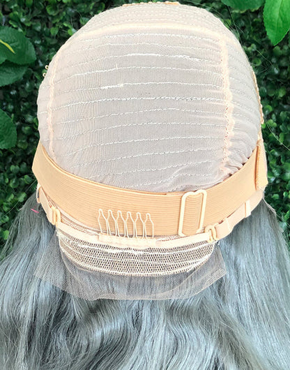 Moli-Sliver Grey 13x6 Lace Body Wave Lace Front Glueless Human Hair Wig