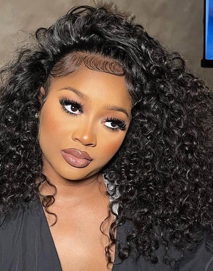 Elara- Full 250% Density Curly 13x5 Pre Everything Glueless Wigs Human Hair