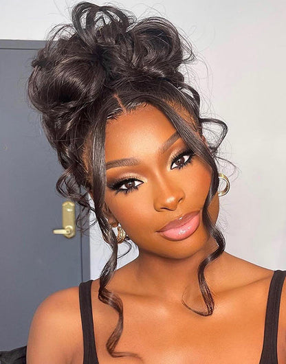 Body Wave Invisi Strap Snug Fit 360 Lace Frontal Bleached Knots Pre Cut Lace Wig