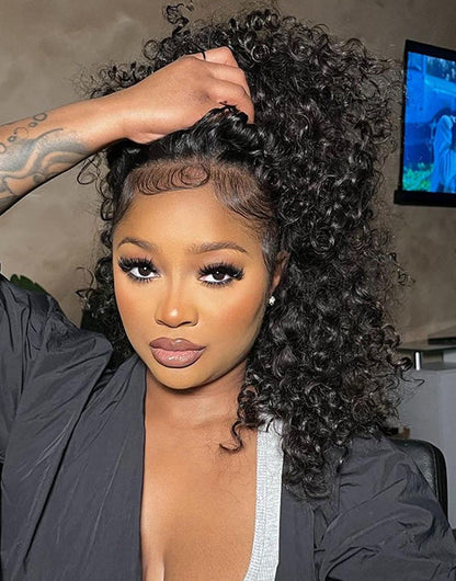Elara- Full 250% Density Curly 13x5 Pre Everything Glueless Wigs Human Hair