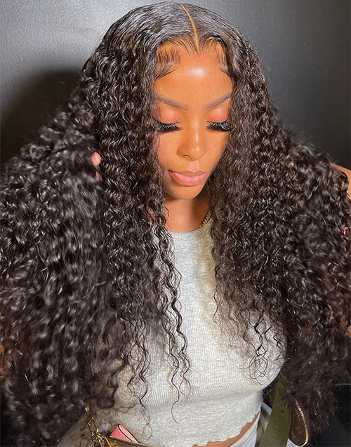 Widows Peak M Hairline Curly Wig Single Tiny Knots 13x5 Pre Everything Wig