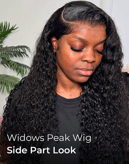 Widows Peak M Hairline Curly Wig Single Tiny Knots 13x5 Pre Everything Wig