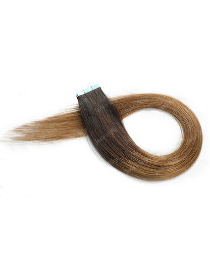 T2/6# Hair Tape Straight Human Hair Extensions