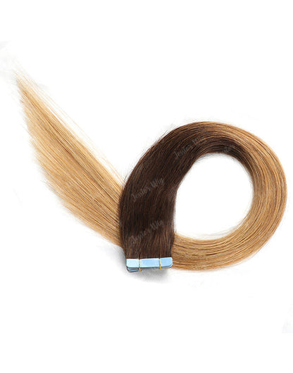 T4/27# Hair Tape Straight Human Hair Extensions