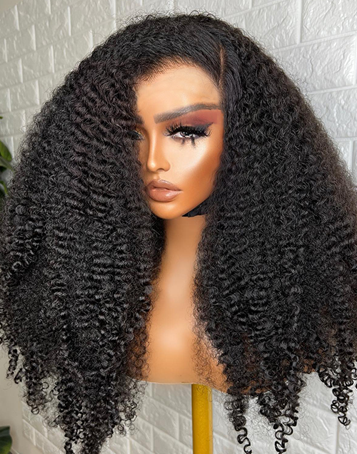 Glueless Pull Go Ultra 250% Density Curly Human Hair Wig
