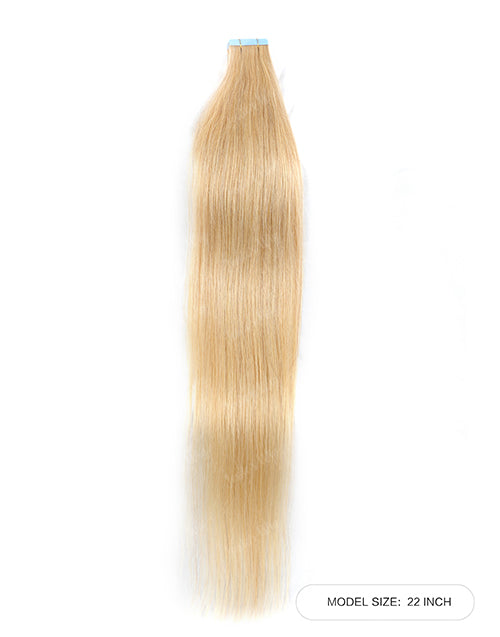 #24 Straight Hair Tape Human Hair Extensions