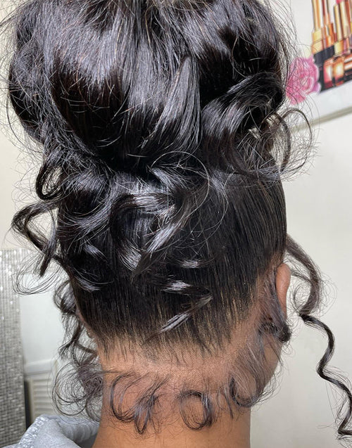 Kairi- Loose Wave 360 Full Lace Frontal Wig For High Ponytail Human Hair Wigs