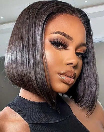 18" Straight 13x5 Lace Wig+10" Bob Straight 4x4 Lace Pre Everything Wig
