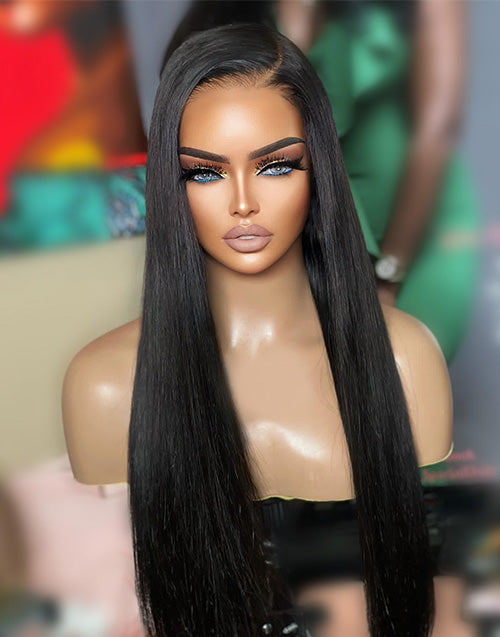 Eden- Angelic Minds 9X6 Partingmax Glueless Lace Pre Cut Straight 13x4 Lace Front Brazilian Remy Human Hair Wigs