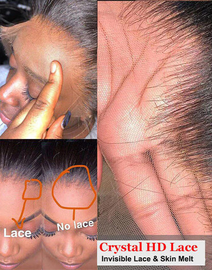 Calliope- Real HD Lace Kinky Straight Wig Invisible Lace & Skin Melt Glueless Wig Pre Cut Lace