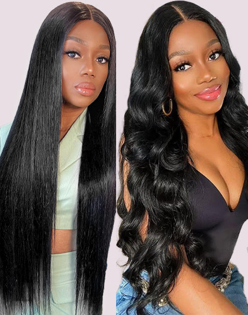 Body Wave/ Straight 13x5/4x4 Pre Cut Lace Glueless Wig [Medium Cap]