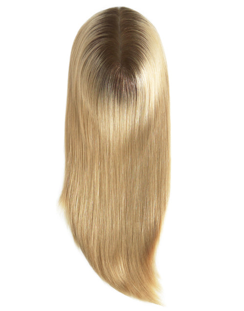 Renee- 14" 16" 7“x9" European Cuticle Remy Human Hair Topper Silky Hairpieces for Woman Injected Poly Skin Women Toupee