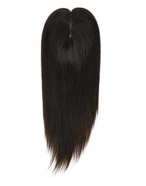 8X13cm Women Topper Silk Top Human Cuticle Remy Hair Natural Black Hair Top Pieces