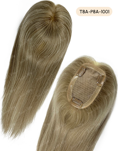 Custom Made 3X5 Human Hair Topper For Thinning Hair Or Hair Loss - Ready To Ship