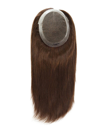 7"x9" Straight 16 Inch Human Hair Topper Women Korea Lace Top Pieces