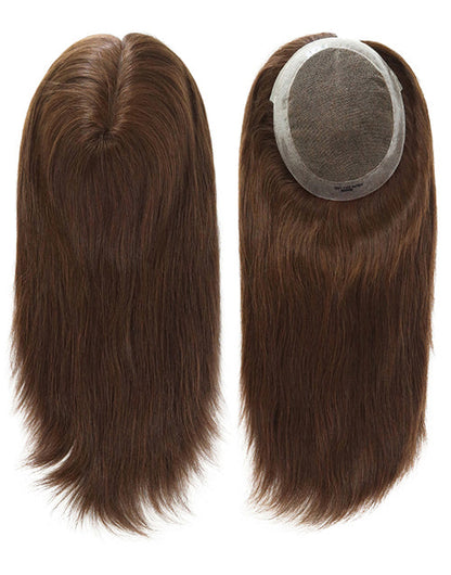 7"x9" Straight 16 Inch Human Hair Topper Women Korea Lace Top Pieces
