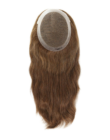 7"x9" Straight 16 Inch Human Hair Topper Women Korea Lace Top Pieces