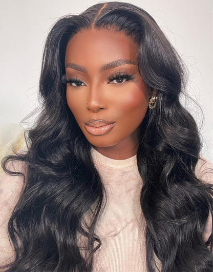 Esme- 13x5 5x6 Pre Cut Lace Glueless Pre plucked Wig Body Wave Human Hair Wigs